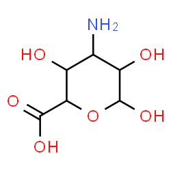 ChemSpider 2D Image | 3-Amino-3-deoxyhexopyranuronic acid | C6H11NO6