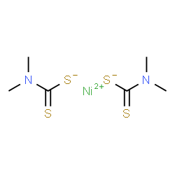 ChemSpider 2D Image | NICKEL DIMETHYLDITHIOCARBAMATE | C6H12N2NiS4