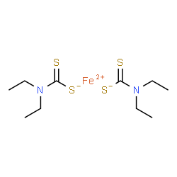 ChemSpider 2D Image | Iron diethyldithiocarbamate | C10H20FeN2S4