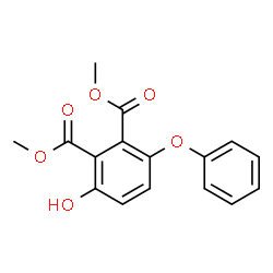 ChemSpider 2D Image | Dimethyl 3-hydroxy-6-phenoxyphthalate | C16H14O6