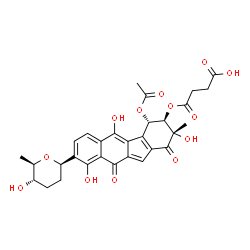 ChemSpider 2D Image | konamycin A | C30H30O13