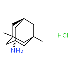 ChemSpider 2D Image | (1r,7r)-3,5-Dimethyl-1-adamantanamine hydrochloride (1:1) | C12H22ClN