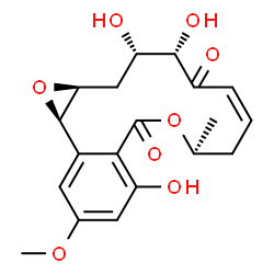 ChemSpider 2D Image | hypothemycin | C19H22O8