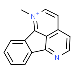 ChemSpider 2D Image | 1-Methylindeno[1,2,3-ij][2,7]naphthyridin-1-ium | C15H11N2