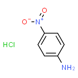 ChemSpider 2D Image | 4-Nitroaniline hydrochloride (1:1) | C6H7ClN2O2