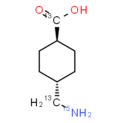 ChemSpider 2D Image | Tranexamic Acid-13C2,15N | C613C2H1515NO2
