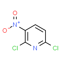 ChemSpider 2D Image | dichloronitropyridine | C5H2Cl2N2O2