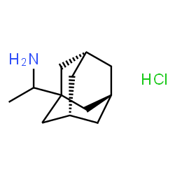 ChemSpider 2D Image | 1-[(3r)-Adamantan-1-yl]ethanamine hydrochloride (1:1) | C12H22ClN