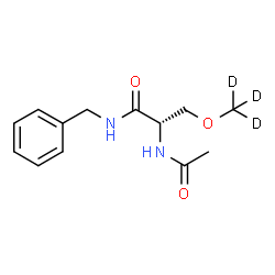 ChemSpider 2D Image | N~2~-Acetyl-N-benzyl-O-(~2~H_3_)methyl-L-serinamide | C13H15D3N2O3