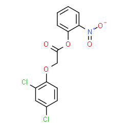 ChemSpider 2D Image | 2-Nitrophenyl (2,4-dichlorophenoxy)acetate | C14H9Cl2NO5