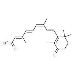 ChemSpider 2D Image | (9cis)-15-Oxido-4-oxoretinal | C20H25O3