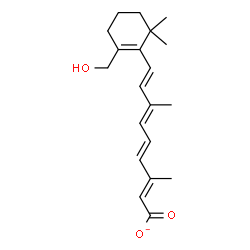 ChemSpider 2D Image | 18-Hydroxy-15-oxidoretinal | C20H27O3