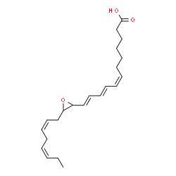 ChemSpider 2D Image | (7Z,9E,11E)-12-{3-[(2Z,5Z)-2,5-Octadien-1-yl]-2-oxiranyl}-7,9,11-dodecatrienoic acid | C22H32O3