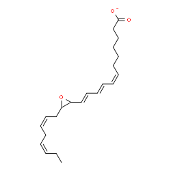ChemSpider 2D Image | (7Z,9E,11E)-12-{3-[(2Z,5Z)-2,5-Octadien-1-yl]-2-oxiranyl}-7,9,11-dodecatrienoate | C22H31O3