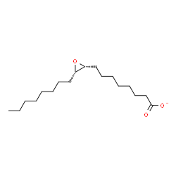 ChemSpider 2D Image | 8-[(2R,3S)-3-Octyl-2-oxiranyl]octanoatato | C18H33O3