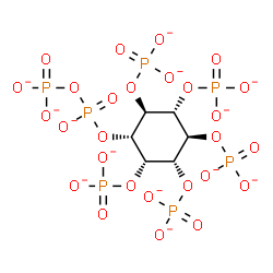 ChemSpider 2D Image | Diphosphato(13-), mono[(1alpha,2alpha,3alpha,4beta,5alpha,6beta)-2,3,4,5,6-pentakis(phosphonooxy)cyclohexyl] ester, ion(13-) | C6H6O27P7