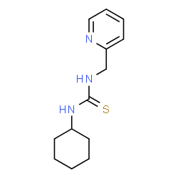ChemSpider 2D Image | 1-Cyclohexyl-3-(2-pyridinylmethyl)thiourea | C13H19N3S