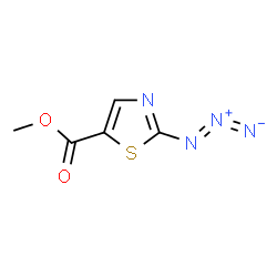 ChemSpider 2D Image | Methyl 2-azido-1,3-thiazole-5-carboxylate | C5H4N4O2S