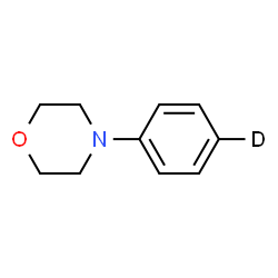 ChemSpider 2D Image | 4-[(4-~2~H)Phenyl]morpholine | C10H12DNO