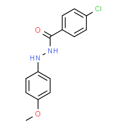 ChemSpider 2D Image | 4-Chloro-N'-(4-methoxyphenyl)benzohydrazide | C14H13ClN2O2