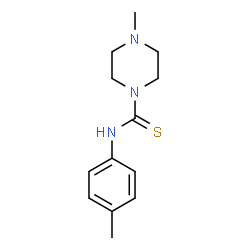 ChemSpider 2D Image | 4-Methyl-N-(4-methylphenyl)-1-piperazinecarbothioamide | C13H19N3S