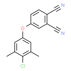 ChemSpider 2D Image | 4-(4-Chloro-3,5-dimethylphenoxy)phthalonitrile | C16H11ClN2O