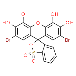 ChemSpider 2D Image | Bromopyrogallol Red | C19H10Br2O8S