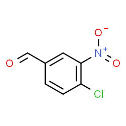 ChemSpider 2D Image | 4-Chloro-3-nitrobenzaldehyde | C7H4ClNO3