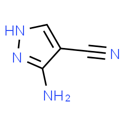 ChemSpider 2D Image | 3-Amino-4-cyanopyrazole | C4H4N4