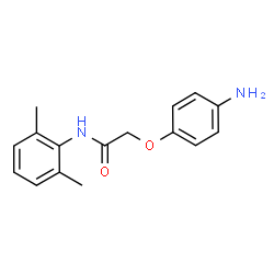 ChemSpider 2D Image | 2-(4-Aminophenoxy)-N-(2,6-dimethylphenyl)acetamide | C16H18N2O2