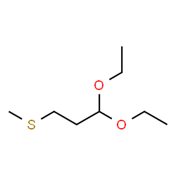 ChemSpider 2D Image | 1,1-Diethoxy-3-(methylthio)propane | C8H18O2S