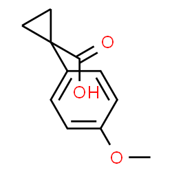 ChemSpider 2D Image | 1-(4-Methoxyphenyl)cyclopropanecarboxylic acid | C11H12O3