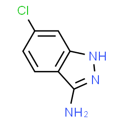 ChemSpider 2D Image | 6-Chloro-1H-indazol-3-amine | C7H6ClN3