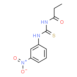ChemSpider 2D Image | N-[(3-Nitrophenyl)carbamothioyl]propanamide | C10H11N3O3S