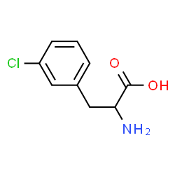 ChemSpider 2D Image | 3-Chlorophenylalanine | C9H10ClNO2