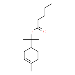 ChemSpider 2D Image | Valeric acid, p-menth-1-en-8-yl ester | C15H26O2