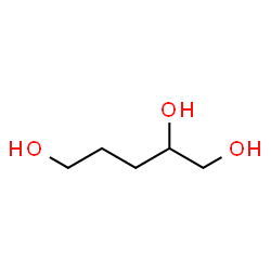 ChemSpider 2D Image | 1,2,5-PENTANETRIOL | C5H12O3