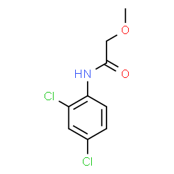 ChemSpider 2D Image | N-(2,4-Dichlorophenyl)-2-methoxyacetamide | C9H9Cl2NO2