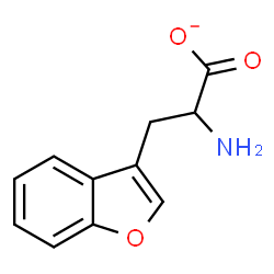 ChemSpider 2D Image | 2-Amino-3-(1-benzofuran-3-yl)propanoate | C11H10NO3
