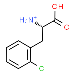ChemSpider 2D Image | (1S)-1-Carboxy-2-(2-chlorophenyl)ethanaminium | C9H11ClNO2