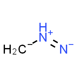 ChemSpider 2D Image | Methanidyldiazen-2-ium-1-ide | CH3N2