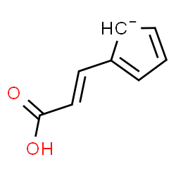ChemSpider 2D Image | 2-[(E)-2-Carboxyvinyl]-2,4-cyclopentadienide | C8H7O2