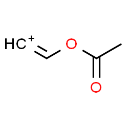 ChemSpider 2D Image | Acetoxyethenylium | C4H5O2