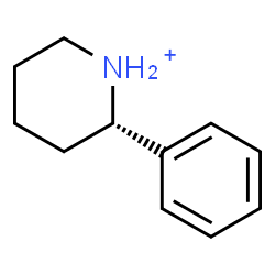 ChemSpider 2D Image | (2S)-2-Phenylpiperidinium | C11H16N