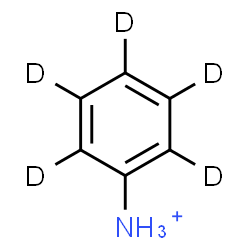 ChemSpider 2D Image | (~2~H_5_)Anilinium | C6H3D5N