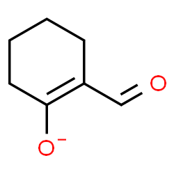 ChemSpider 2D Image | 2-Formyl-1-cyclohexen-1-olate | C7H9O2