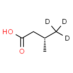 ChemSpider 2D Image | (3S)-3-Methyl(4,4,4-~2~H_3_)butanoic acid | C5H7D3O2