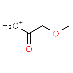 ChemSpider 2D Image | 3-Methoxy-2-oxoprop-1-ylium | C4H7O2