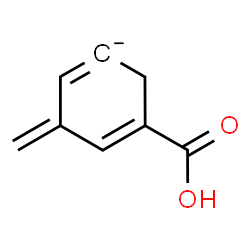 ChemSpider 2D Image | 5-Carboxy-3-methylene-1,4-cyclohexadienide | C8H7O2