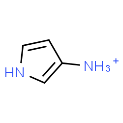 ChemSpider 2D Image | 1H-Pyrrol-3-aminium | C4H7N2